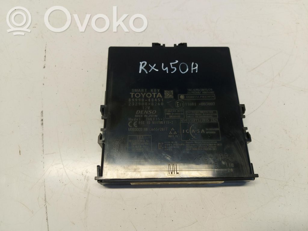 Lexus RX 450H Alte unități/module de control 