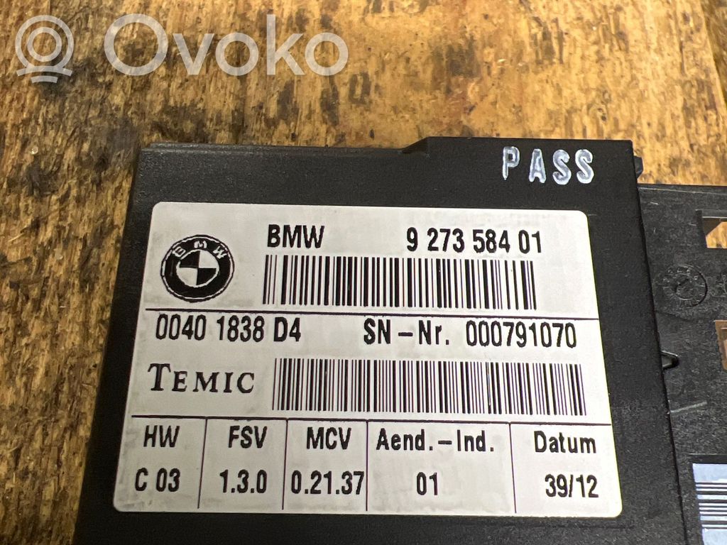 Other control units/modules   000791070,9273584,00401838D4