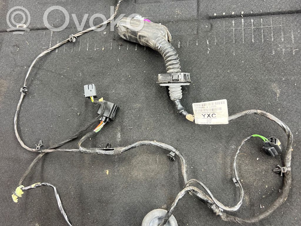 Opel Astra J Cableado de puerta trasera 