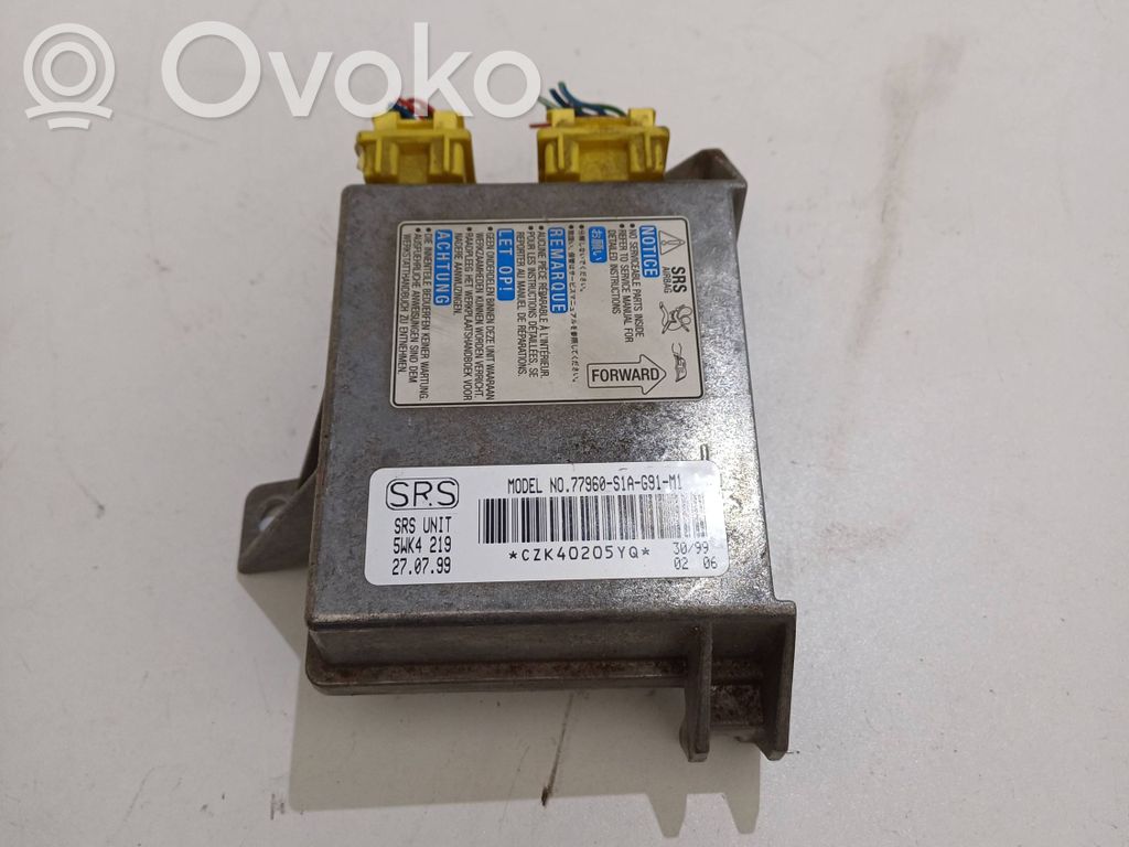 Honda Accord Airbag control unit/module 