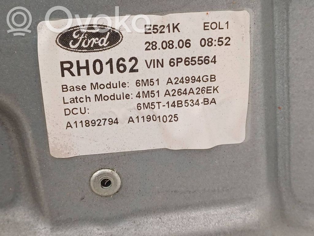 Ford Focus C-MAX Macara geam ușă spate cu motor 