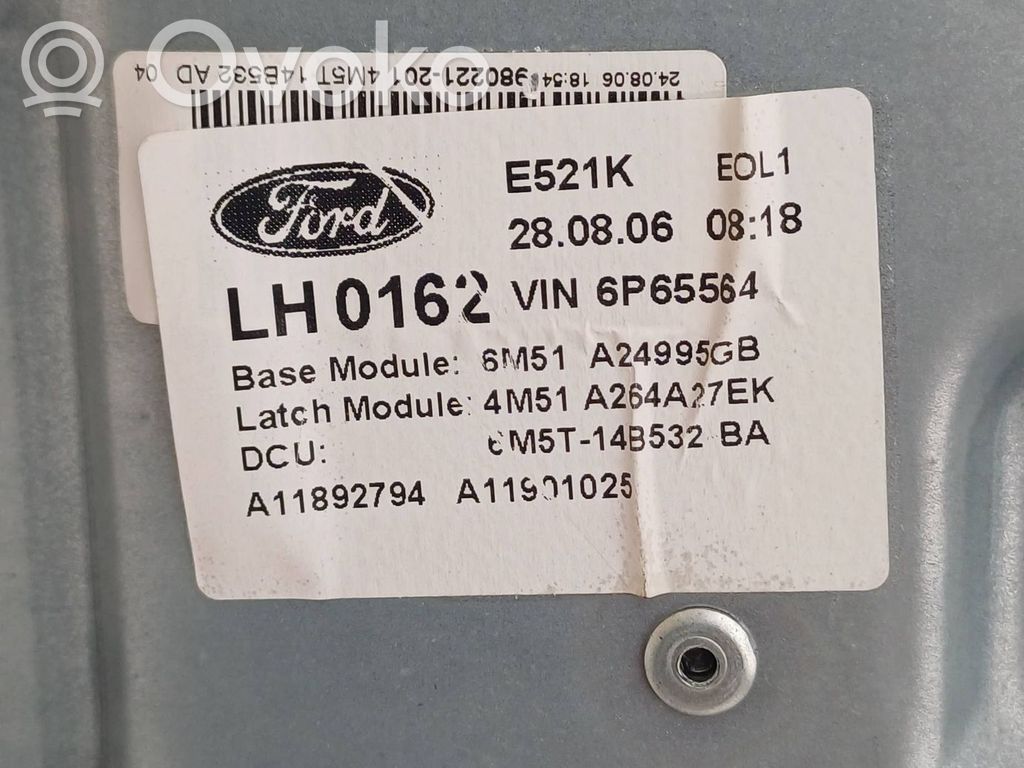 Ford Focus Mechanizm podnoszenia szyby tylnej bez silnika 