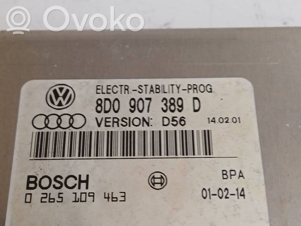 ESP (stability system) control unit   8D0907389D,0265109463,0265109463