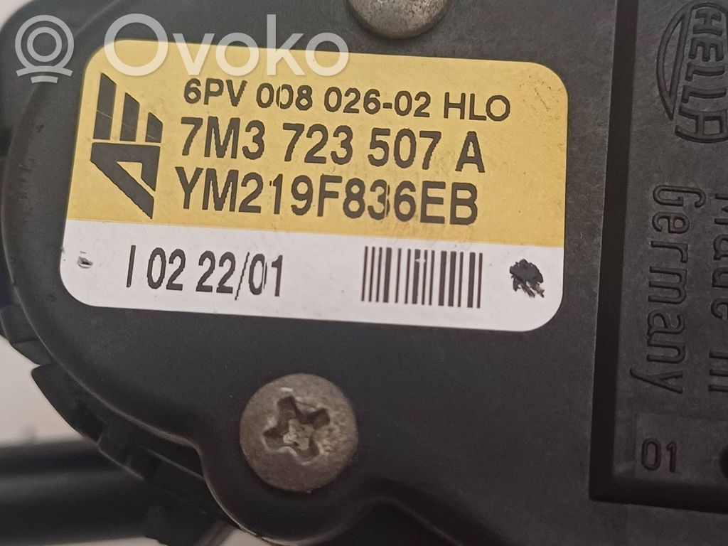 Akceleratoriaus pedalas   7M3723507A,YM219F836EB