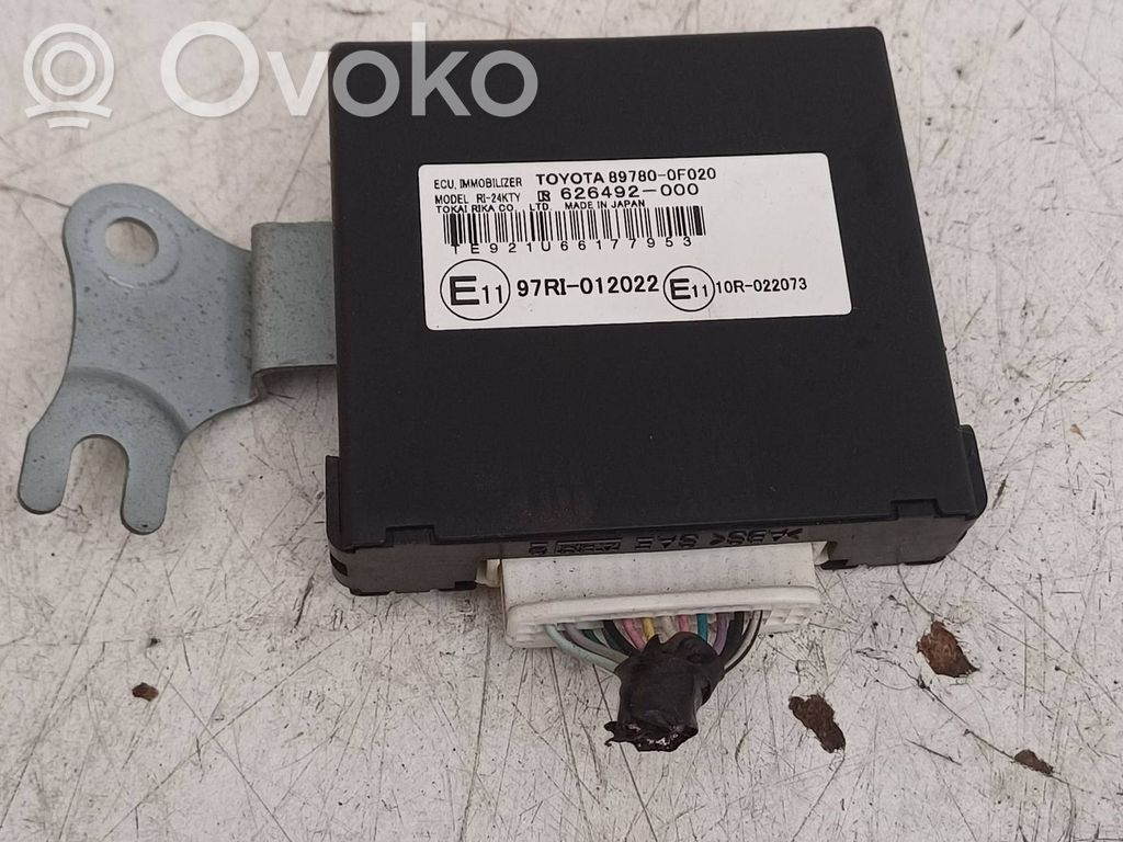 Immobilizer control unit/module   897800F020,626492,97RI012022
