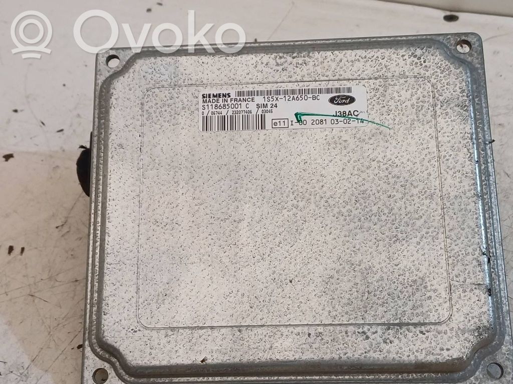 Engine control unit/module   S118685001C,1S5X12A650BC,10020810302