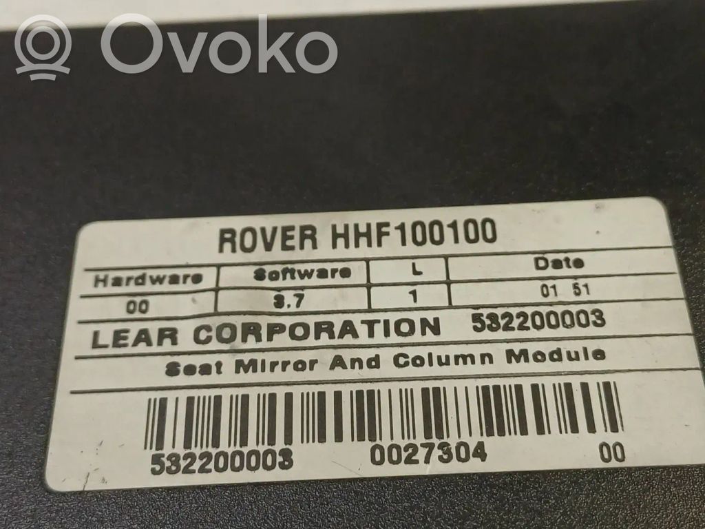 Rover 75 Citu veidu vadības bloki / moduļi 