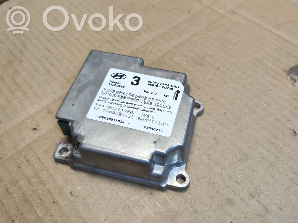 Hyundai Elantra Airbag control unit/module 