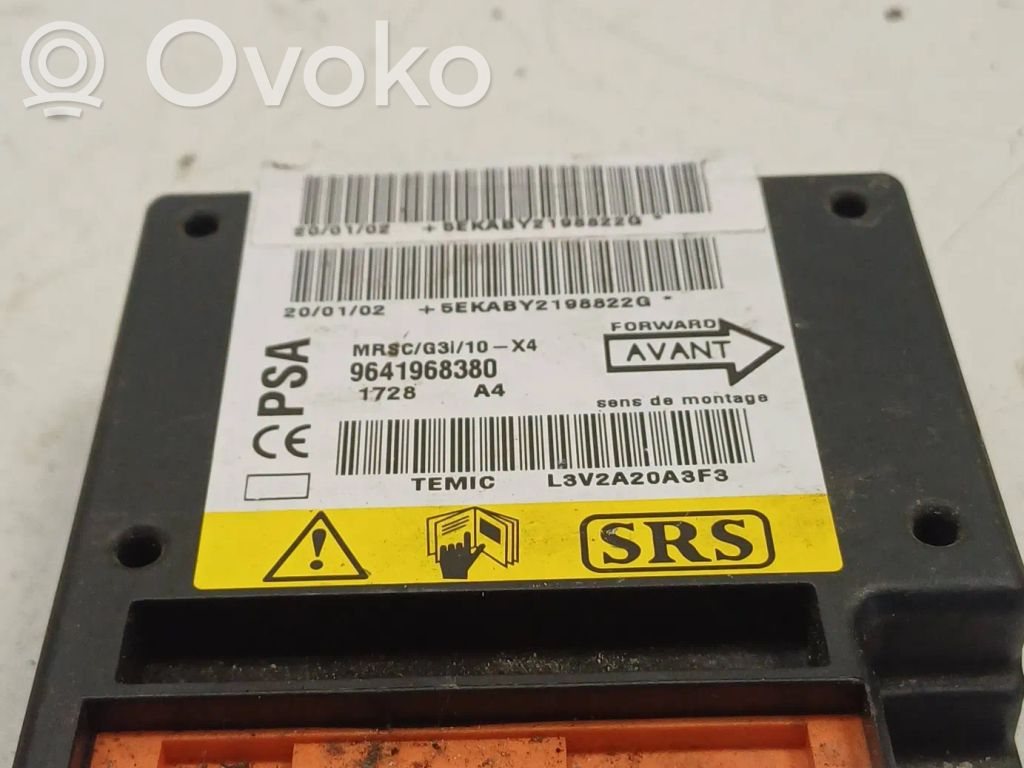 Turvatyynyn ohjainlaite/moduuli   9641968380,L3V2A20A3F3,5EKABT2198822G
