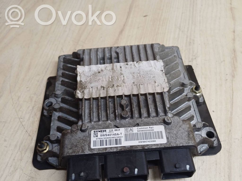 Peugeot 307 Engine control unit/module 