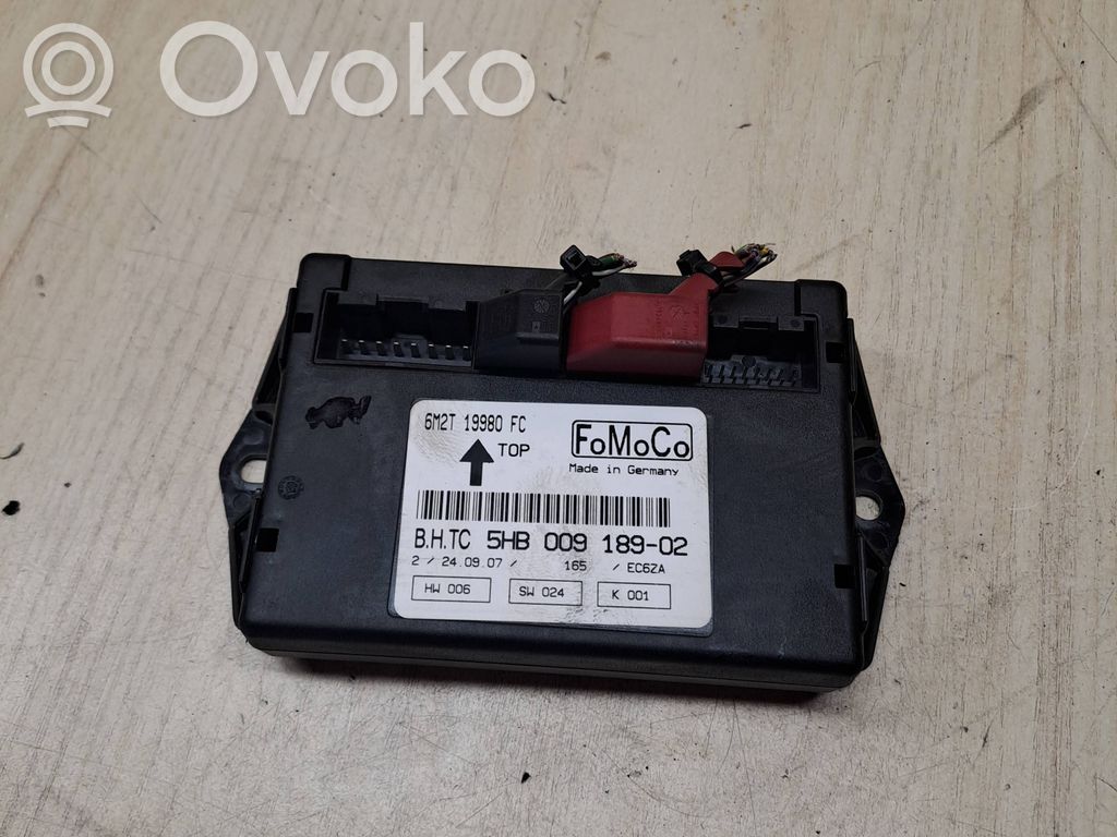 Other control units/modules   6M2T19980FC,5HB00918902
