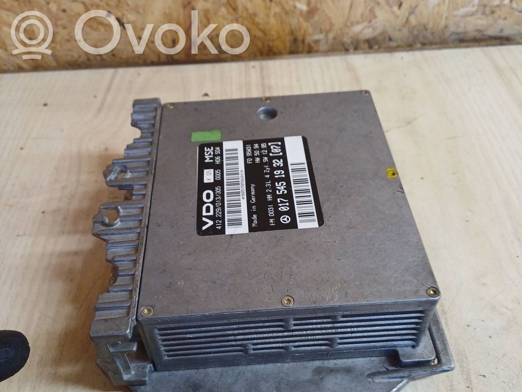 Mercedes-Benz E W210 Engine control unit/module 