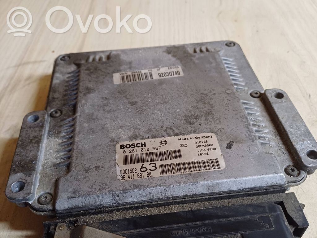 Peugeot 607 Engine control unit/module 