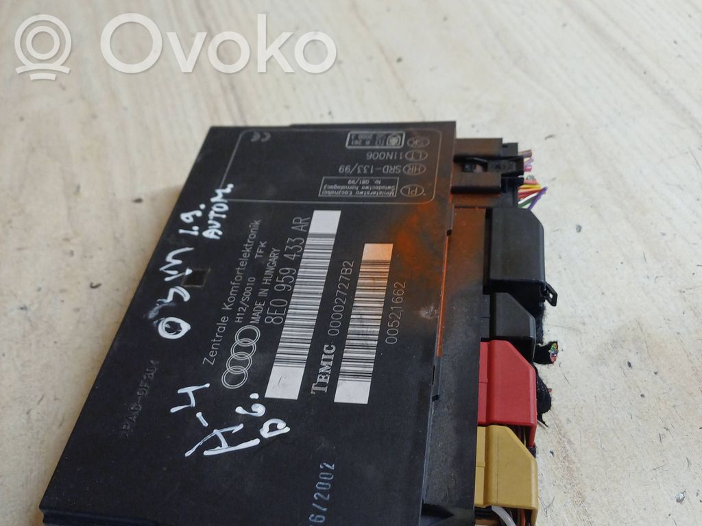 Audi A4 S4 B6 8E 8H Module confort 
