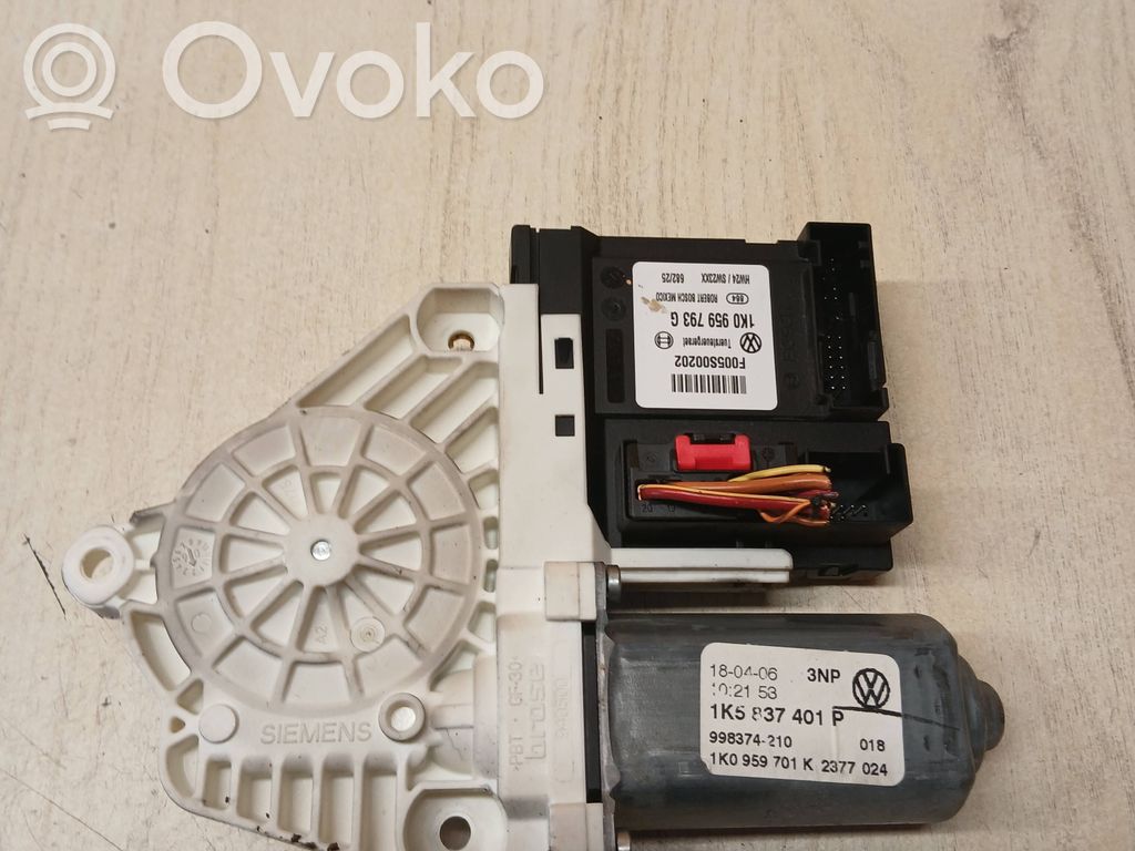 Volkswagen Jetta V Elektryczny podnośnik szyby drzwi przednich 