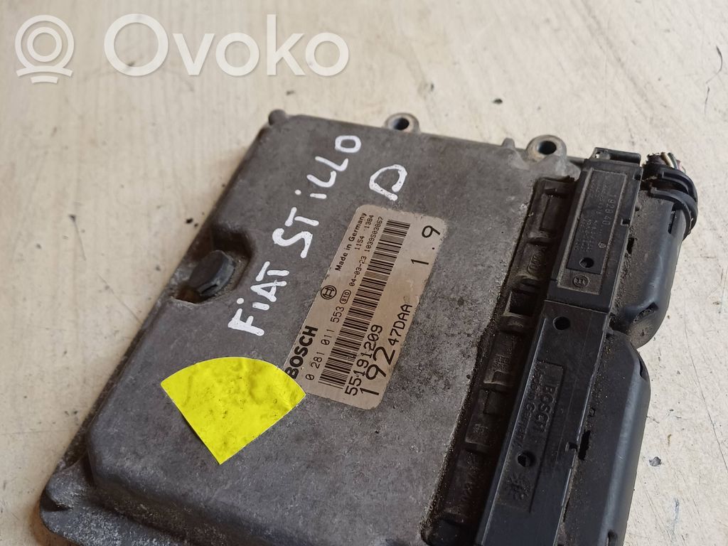 Fiat Stilo Engine control unit/module 