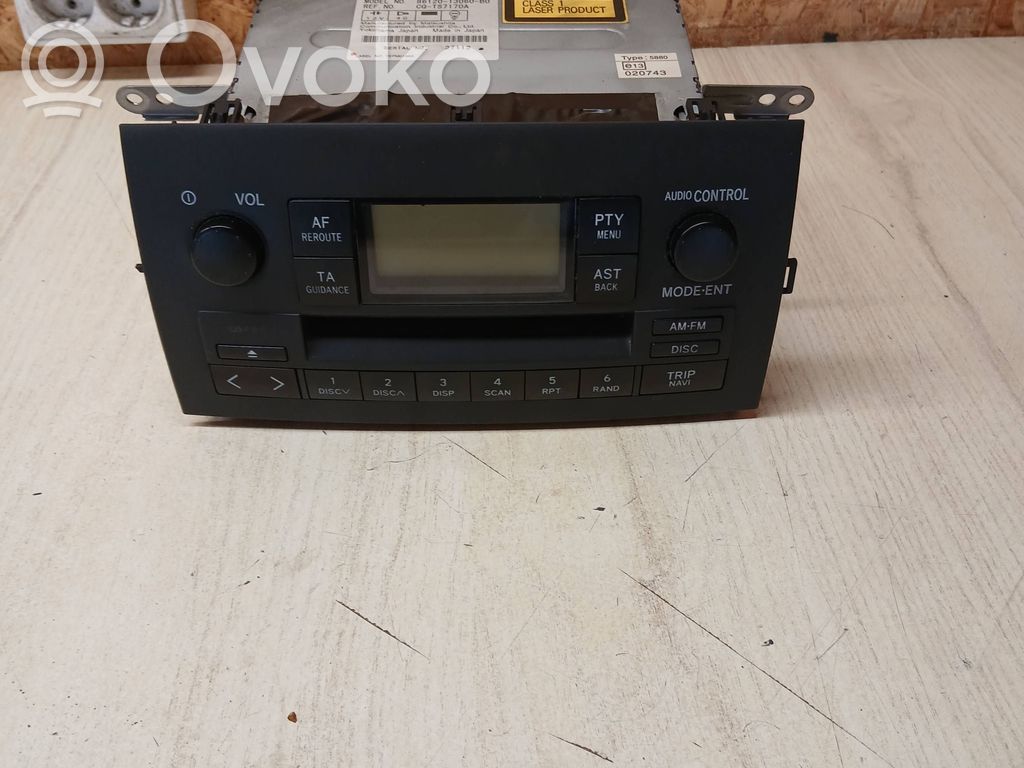 Toyota Corolla Verso E121 Radio / CD-Player / DVD-Player / Navigation 