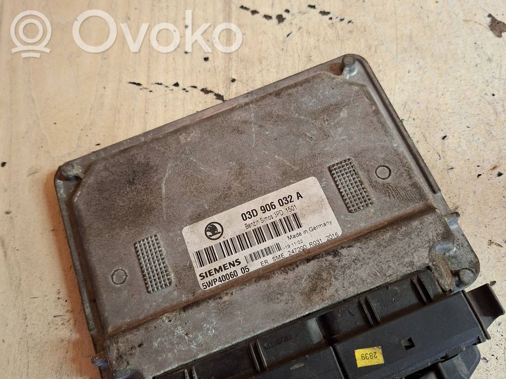 Skoda Fabia Mk1 (6Y) Sterownik / Moduł ECU 