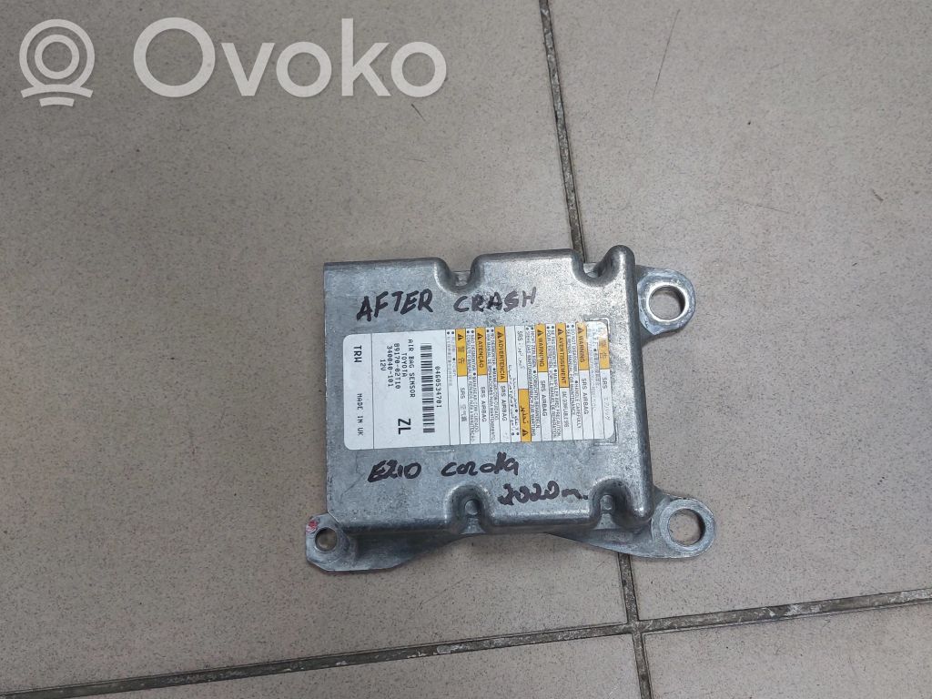 Toyota Corolla E210 E21 Airbag control unit/module 