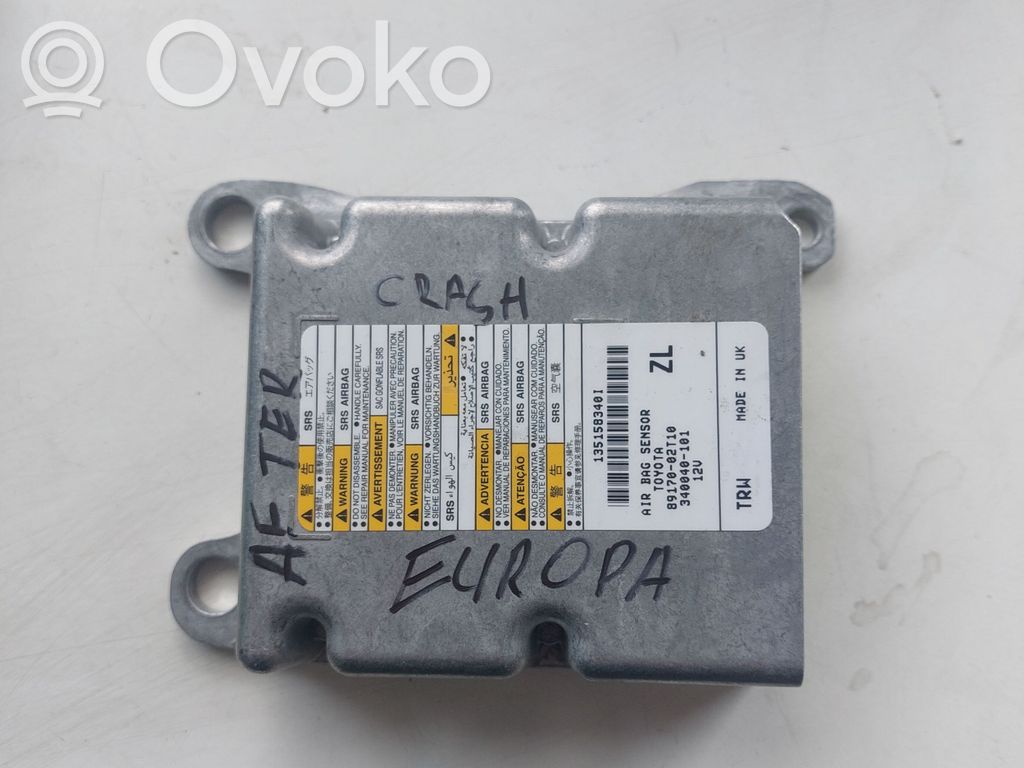 Toyota Corolla E210 E21 Airbag control unit/module 