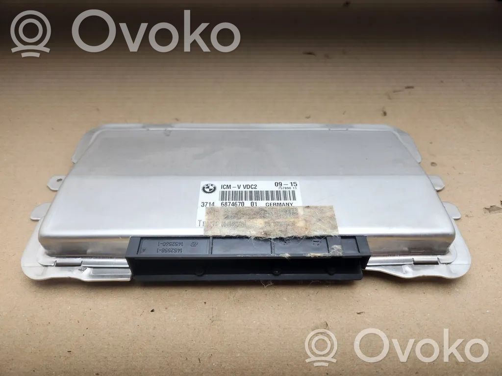 BMW 5 F10 F11 Sterownik / Moduł zawieszenia pneumatycznego 