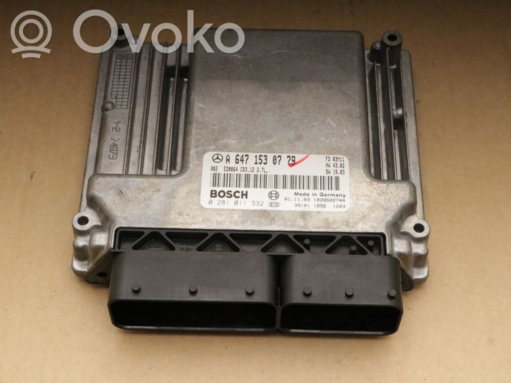 Mercedes-Benz E W211 Engine control unit/module 