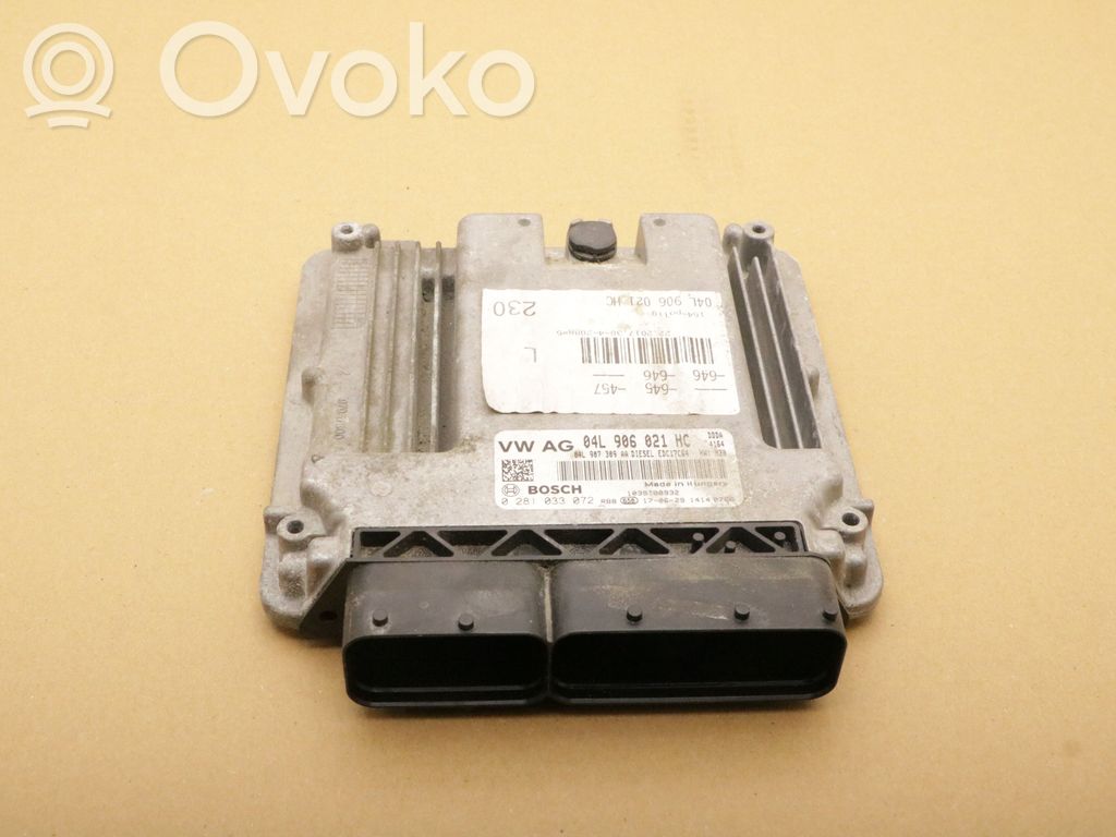 Engine control unit/module   04L906021HC,04L906021HC
