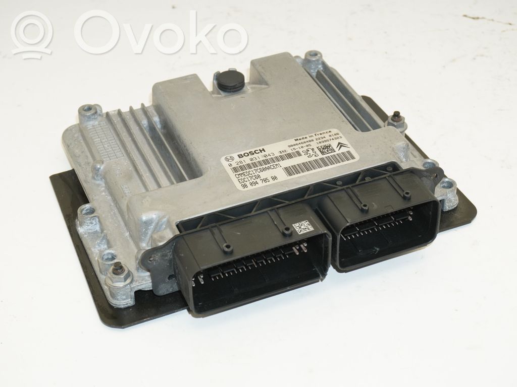 Peugeot 208 I Engine control unit/module 