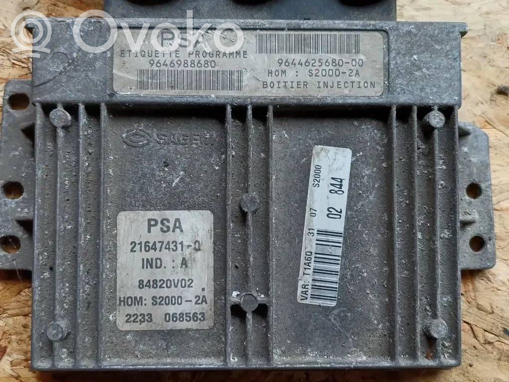 Engine control unit/module   9646988680,9644625680,21647431