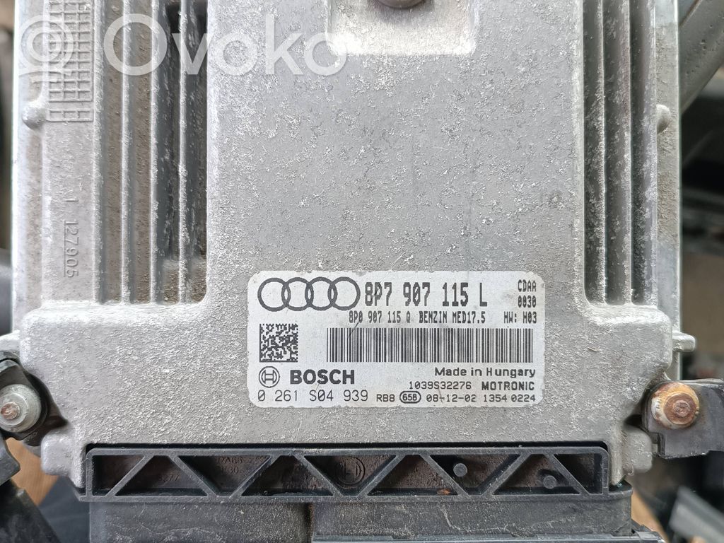 Audi A3 S3 8P Engine control unit/module 
