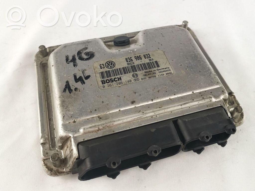 Engine control unit/module   0261206140,036906032,26SA6058
