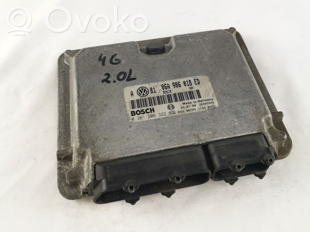 Engine control unit/module   06A906018ED,0261206322,26SA5946