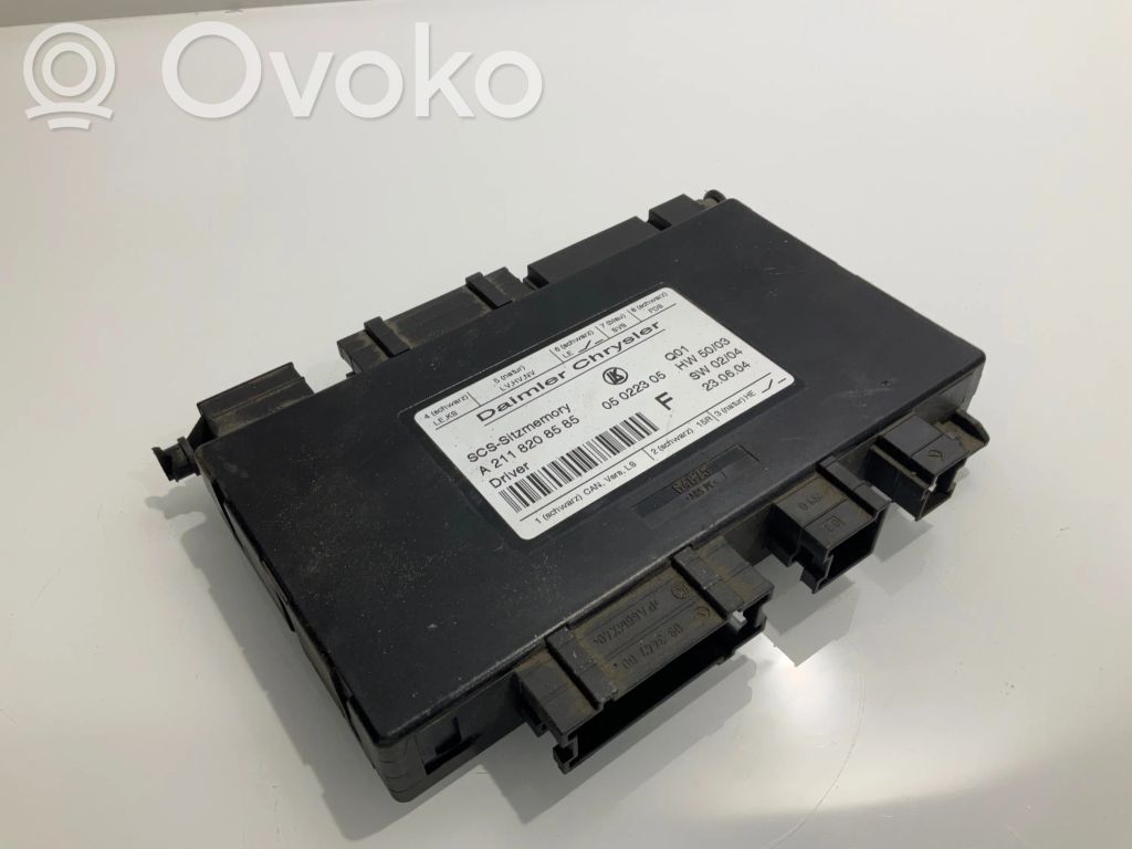 Mercedes-Benz E W211 Seat control module 