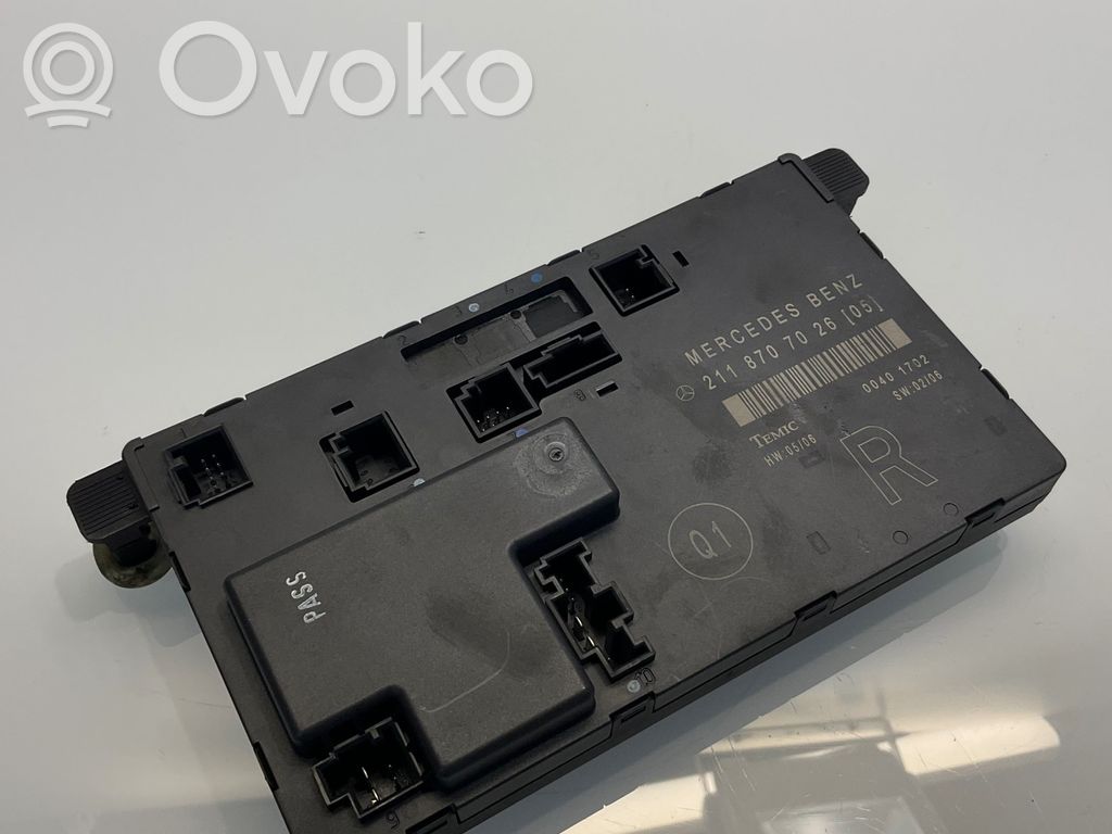 Mercedes-Benz E W211 Door control unit/module 