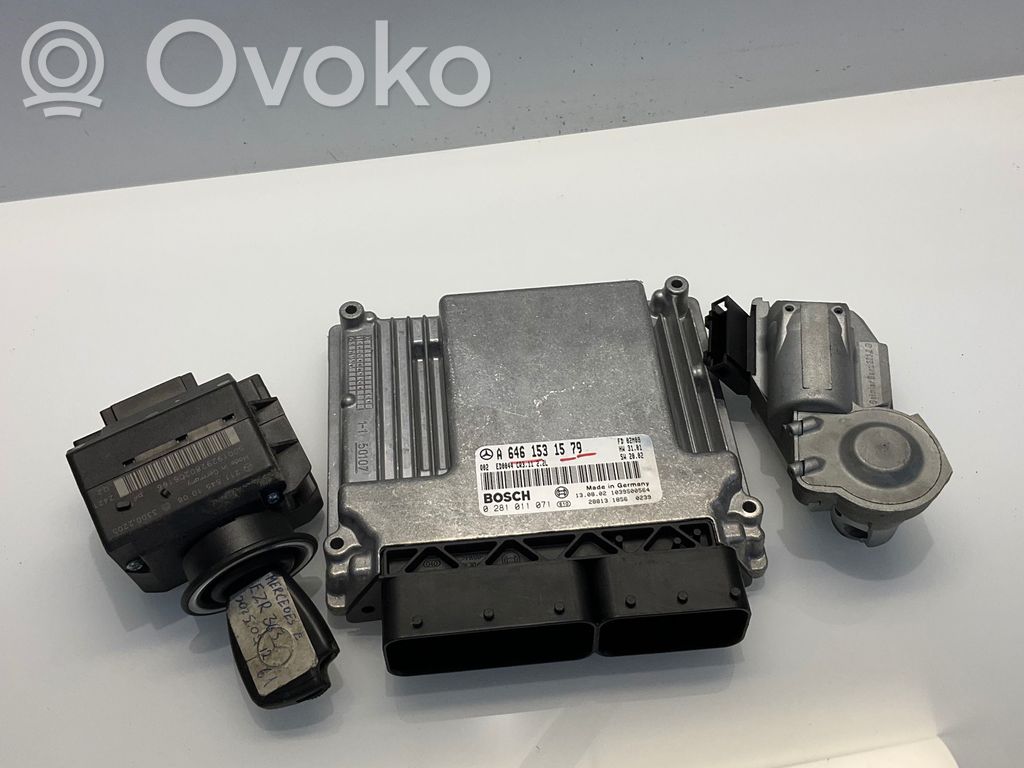 Mercedes-Benz E W211 Engine ECU kit and lock set 