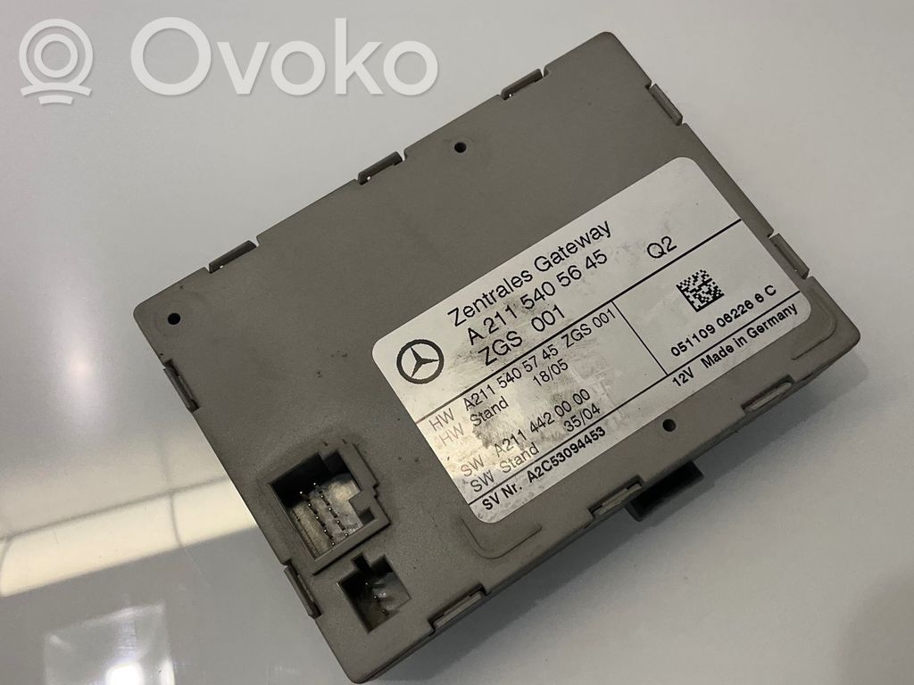 Mercedes-Benz E W211 Module de passerelle 