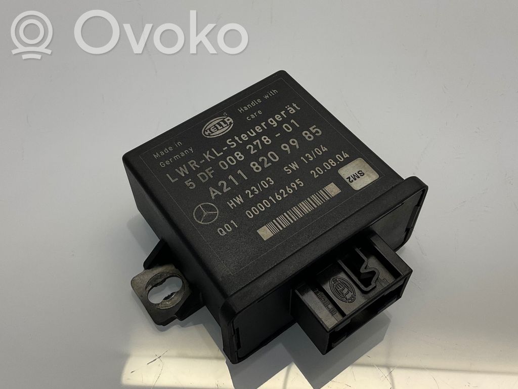 Module d'éclairage LCM   A2118209985,5DF00827801,0000162695,2118209985