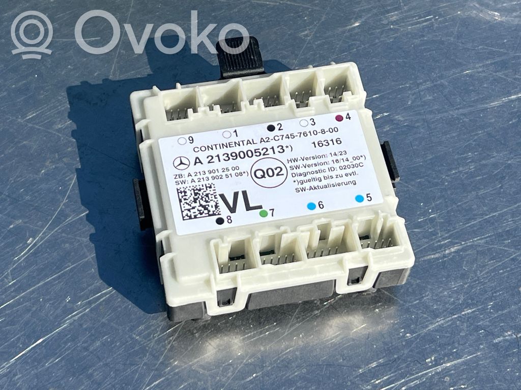 Mercedes-Benz E W213 Door control unit/module 