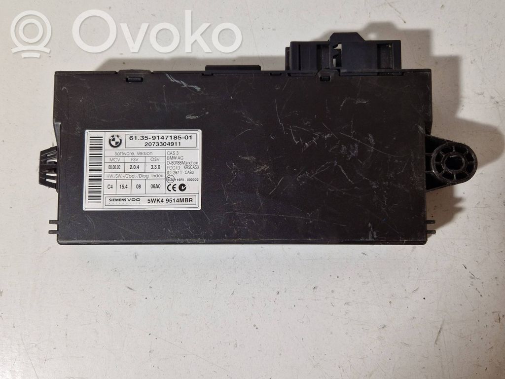 BMW 5 E60 E61 Moduł / Sterownik CAS 