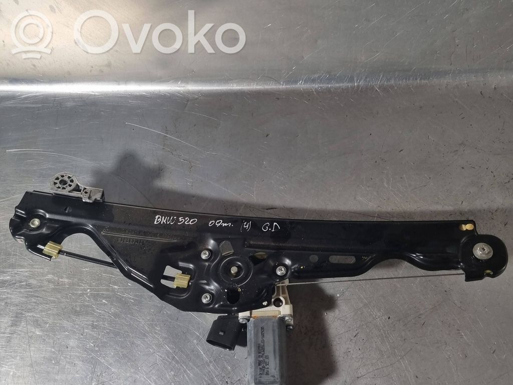 BMW 5 E60 E61 Rear door window regulator with motor 