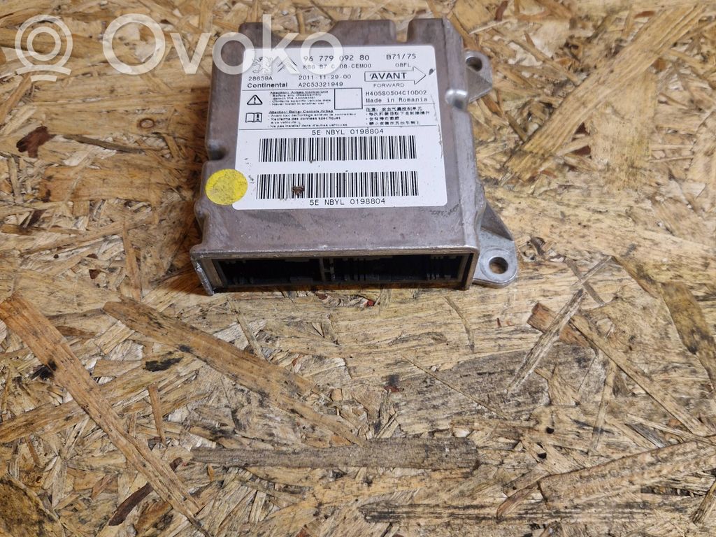 Citroen C4 II Airbag control unit/module 