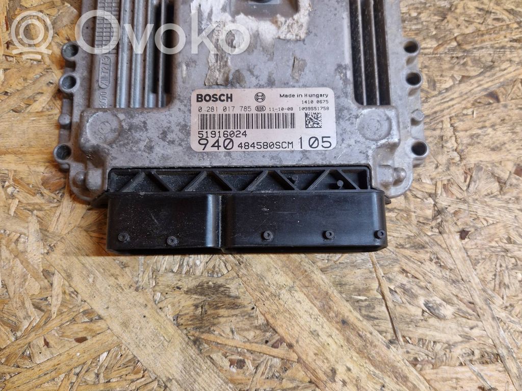 Alfa Romeo Giulietta Engine control unit/module 