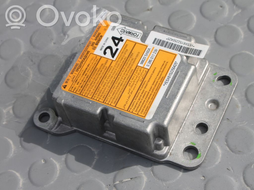 Nissan Navara D40 Airbag control unit/module 