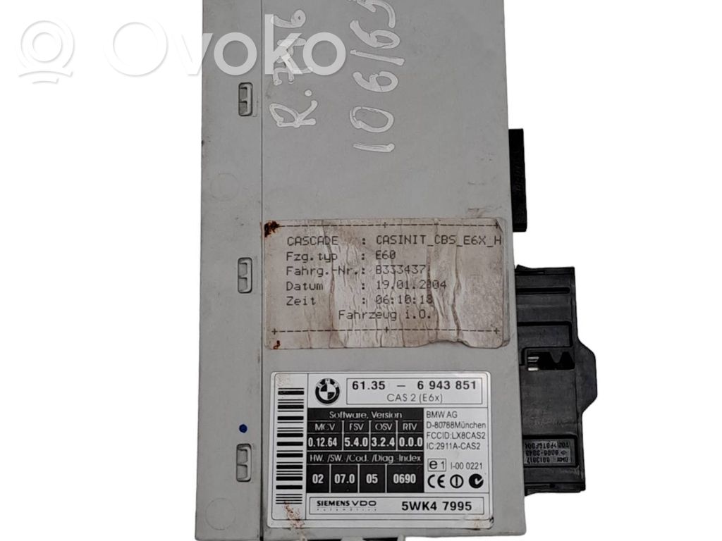 BMW 5 E60 E61 Other relay 