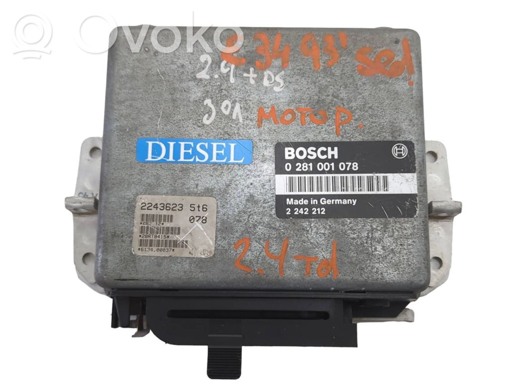 BMW 5 E34 Engine control unit/module 