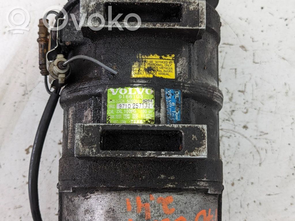 Air conditioning (A/C) compressor (pump)   9166103,971D257171,8602278,8602621