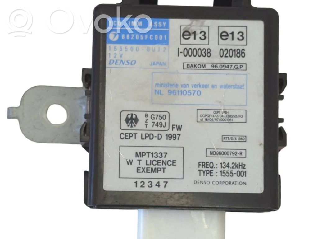 Subaru Forester SF Immobilizer control unit/module 