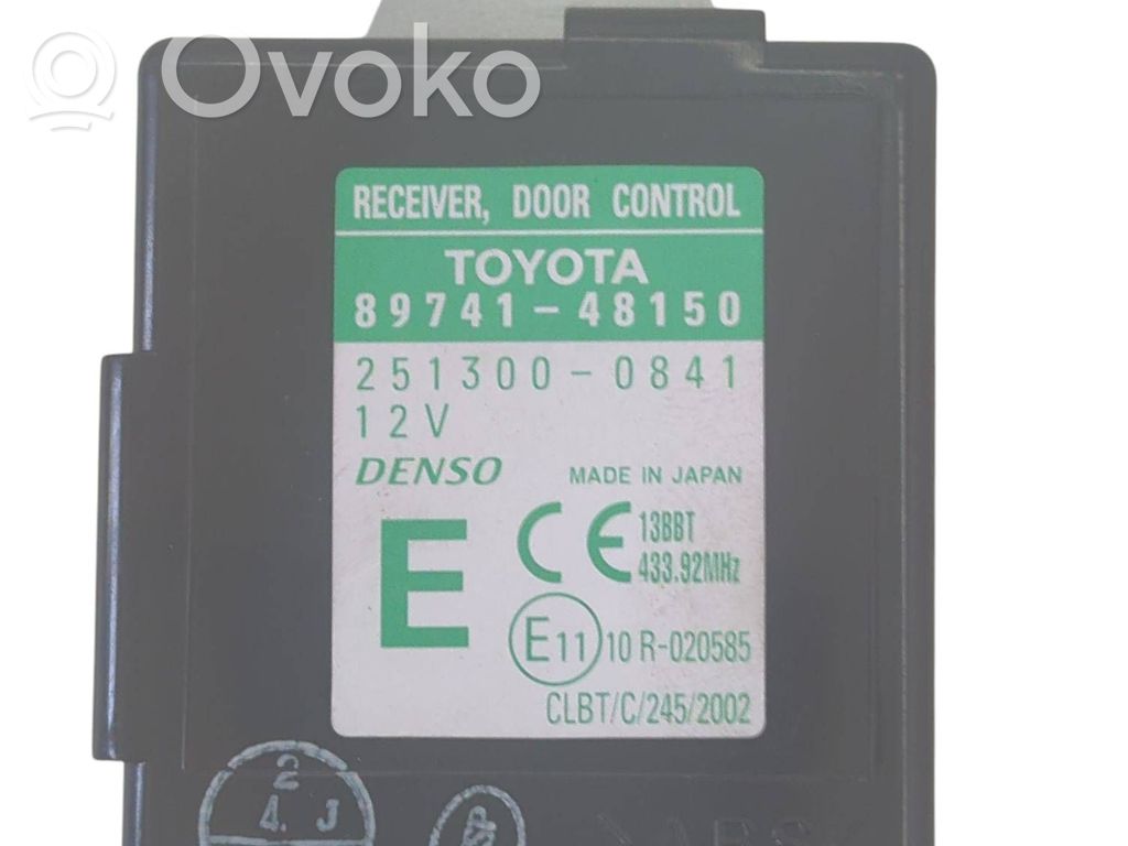 Lexus RX 330 - 350 - 400H Durų elektronikos valdymo blokas 