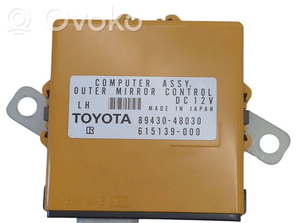 Lexus RX 330 - 350 - 400H Wing mirror control module 