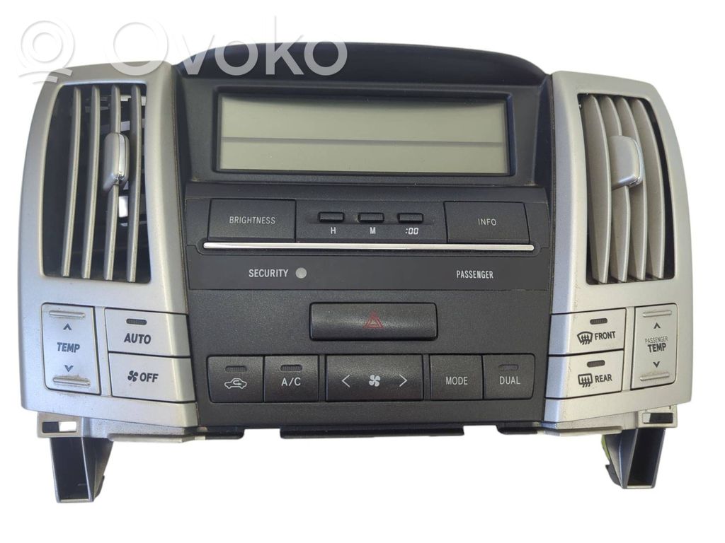 Lexus RX 330 - 350 - 400H Oro kondicionieriaus/ klimato/ pečiuko valdymo blokas (salone) 